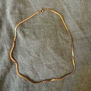 Solid 14k gold chain necklace 16”
